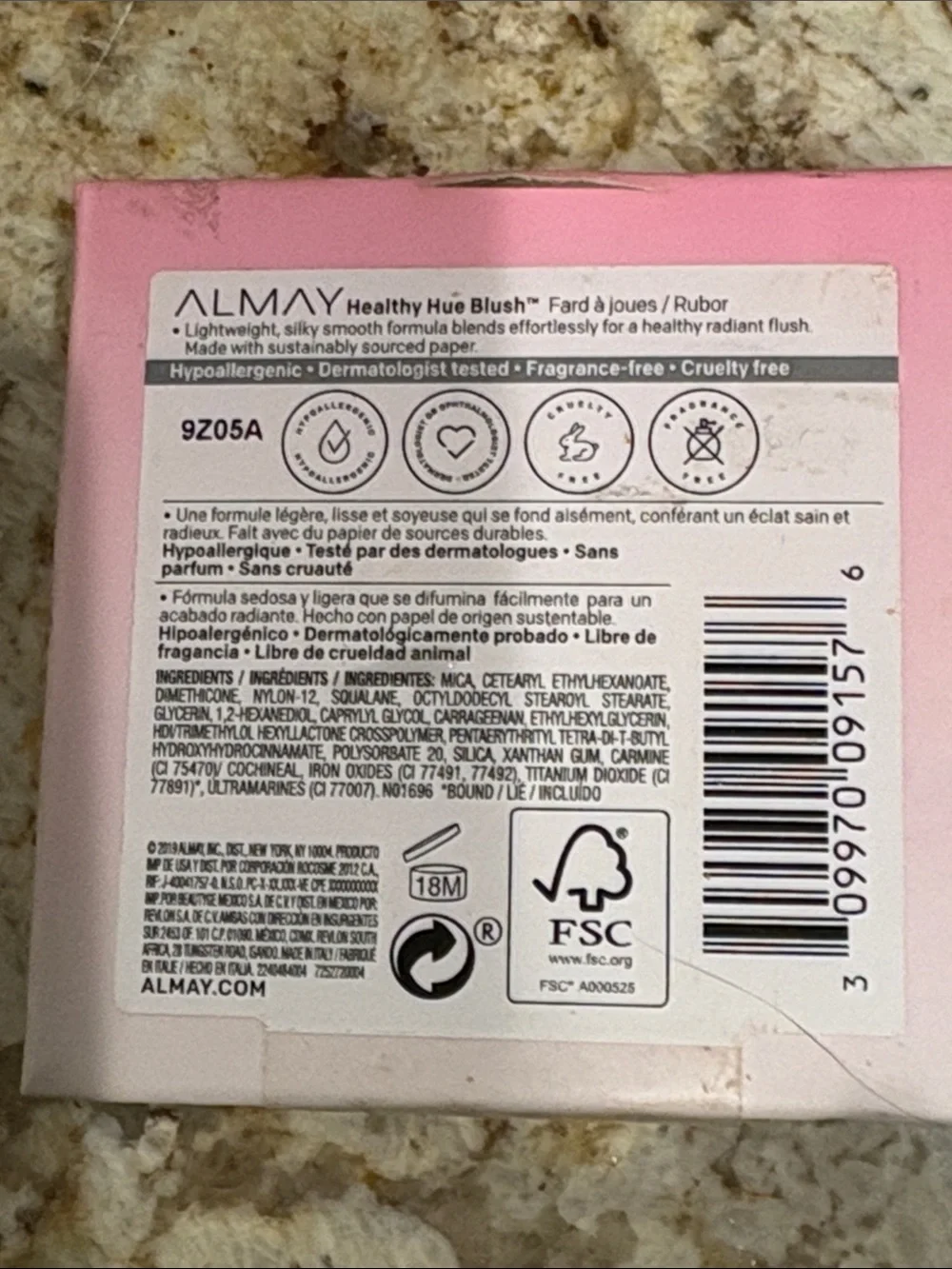 Almay Powder Blush in Wild Berry Plum (v)